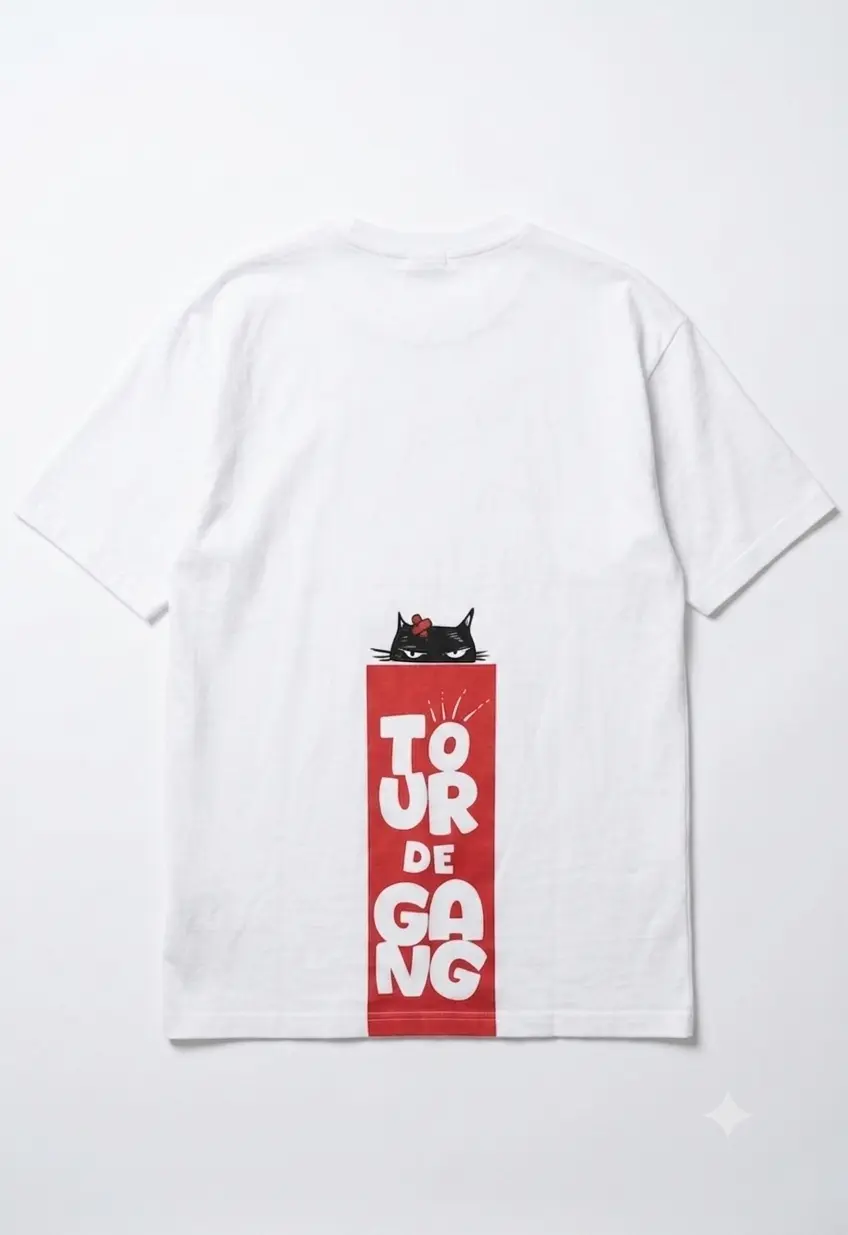 T-shirt Tour de Gang 2026 - Belakang